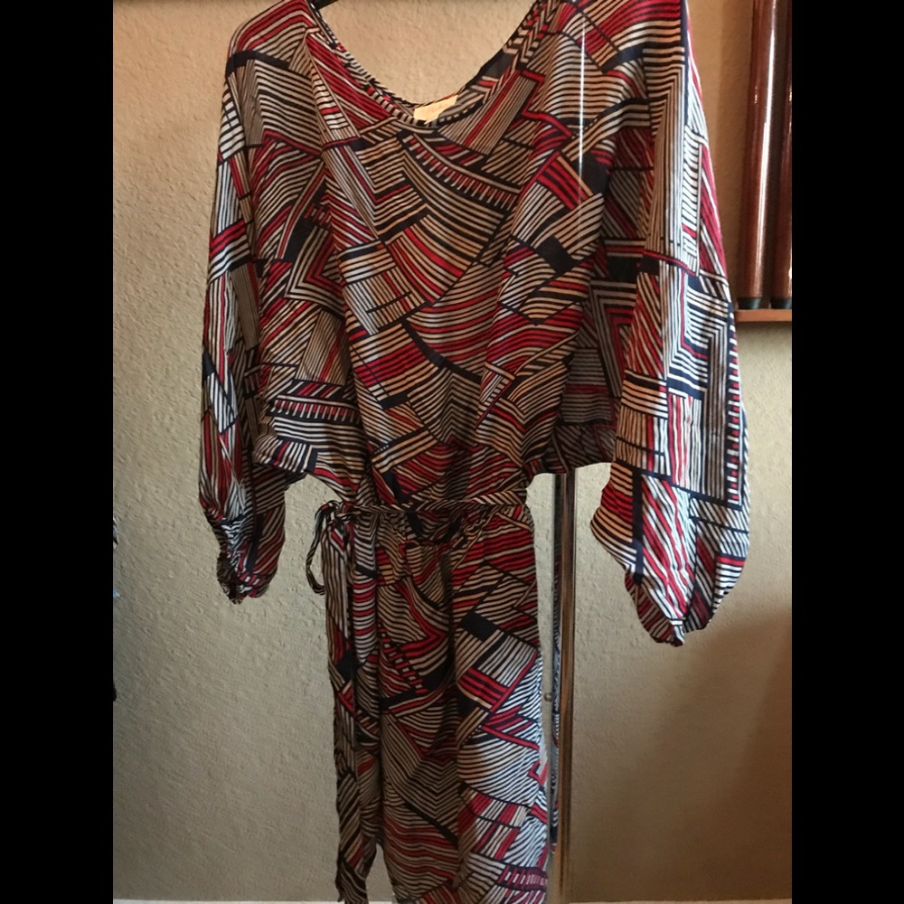 Parker Tie Dress (Red/Wht/Blu) Contemporary Design